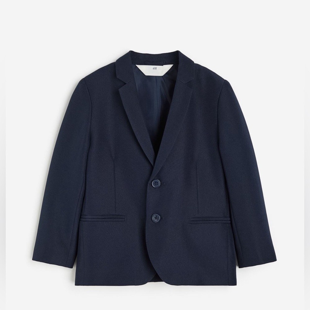 H&M 2T NAVY SUIT AND DRESS SHIRT